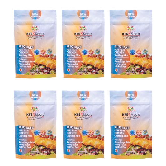 KFS Rx Meals - Keto Bake Peri Peri Chicken Coating Mix 6 Pack