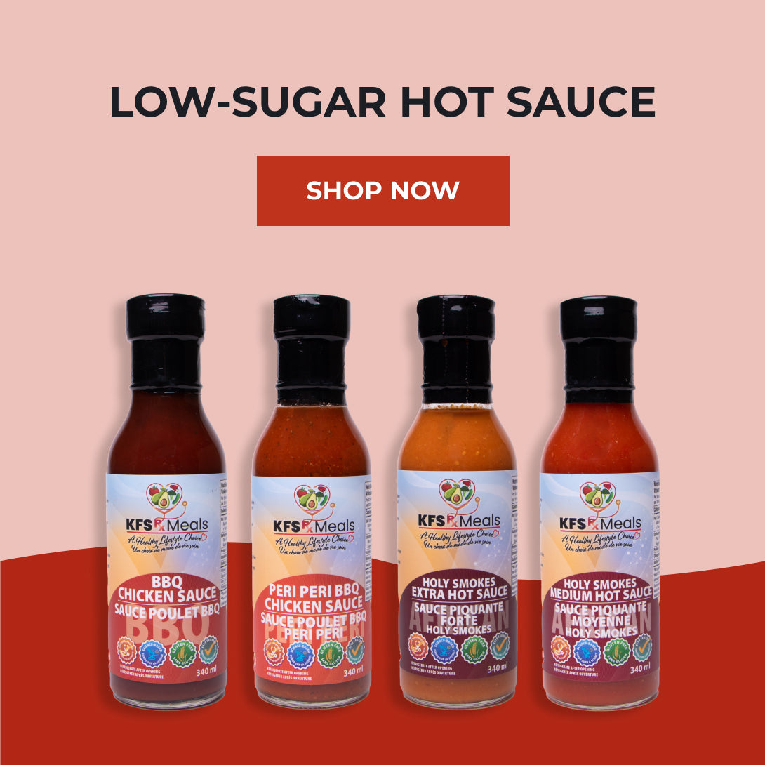 Low-sugar hot sauce. Shop now.