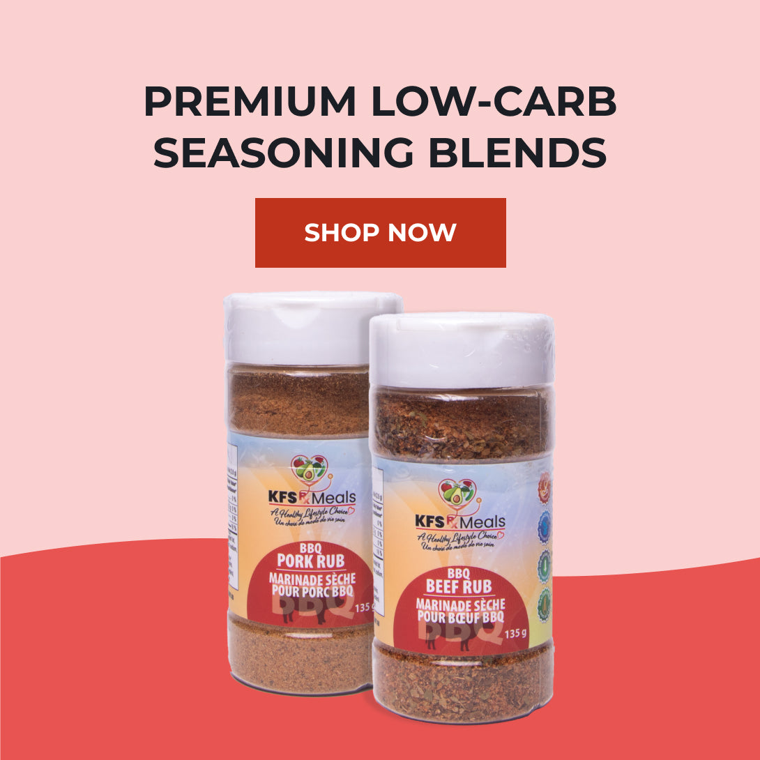 Premium low-carb seasoning blends. Show now.