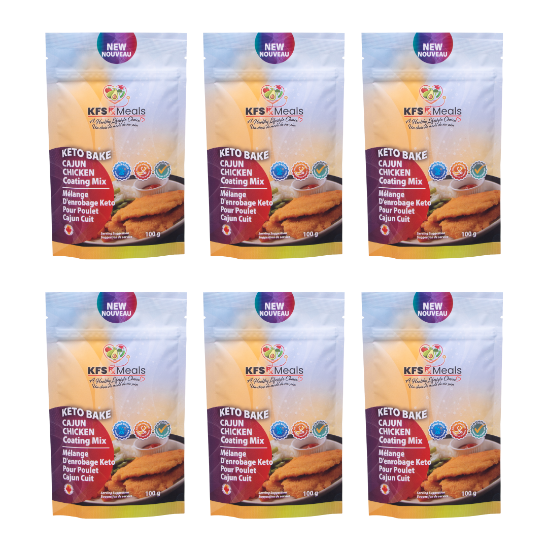 KFS Rx Meals - Keto Bake Cajun Chicken Coating Mix 6 pack