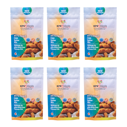 KFS Rx Meals - Keto Fried Fish Batter Mix 6 pack