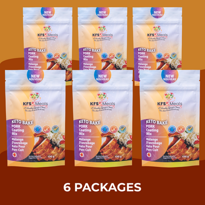 KFS Rx Meals - Keto Bake Pork Coating Mix 6 Pack