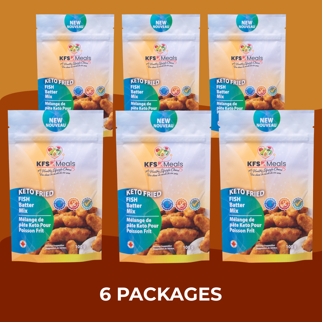 KFS Rx Meals - Keto Fried Fish Batter Mix 6 packages