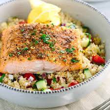 Grilled Salmon with Citrus Quinoa Salad for Wholesome Dining